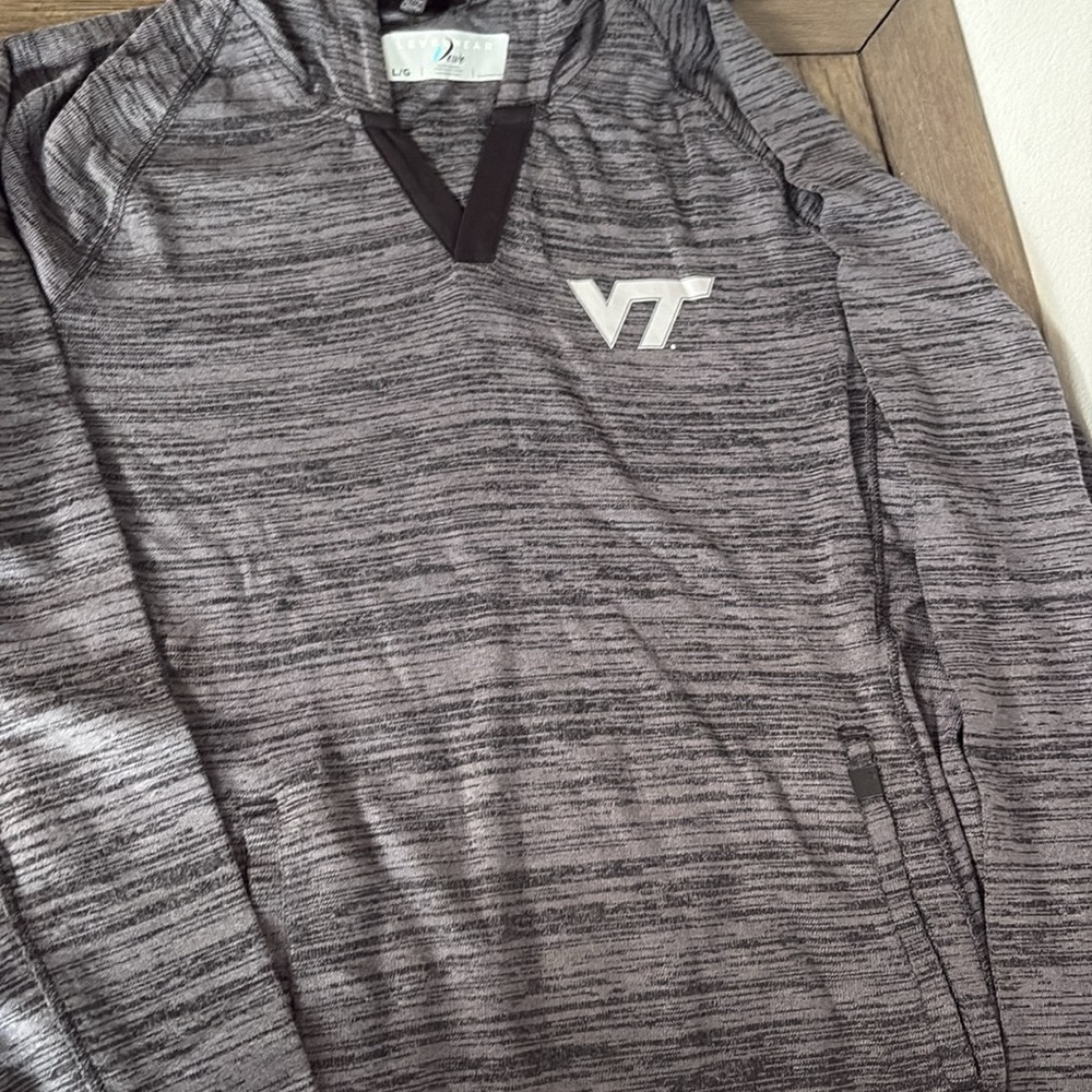 NWT [Levelwear] Virginia Tech Hokies NCAA Lexi Hooded Pullover Women’s Sz Large - Picture 3 of 12